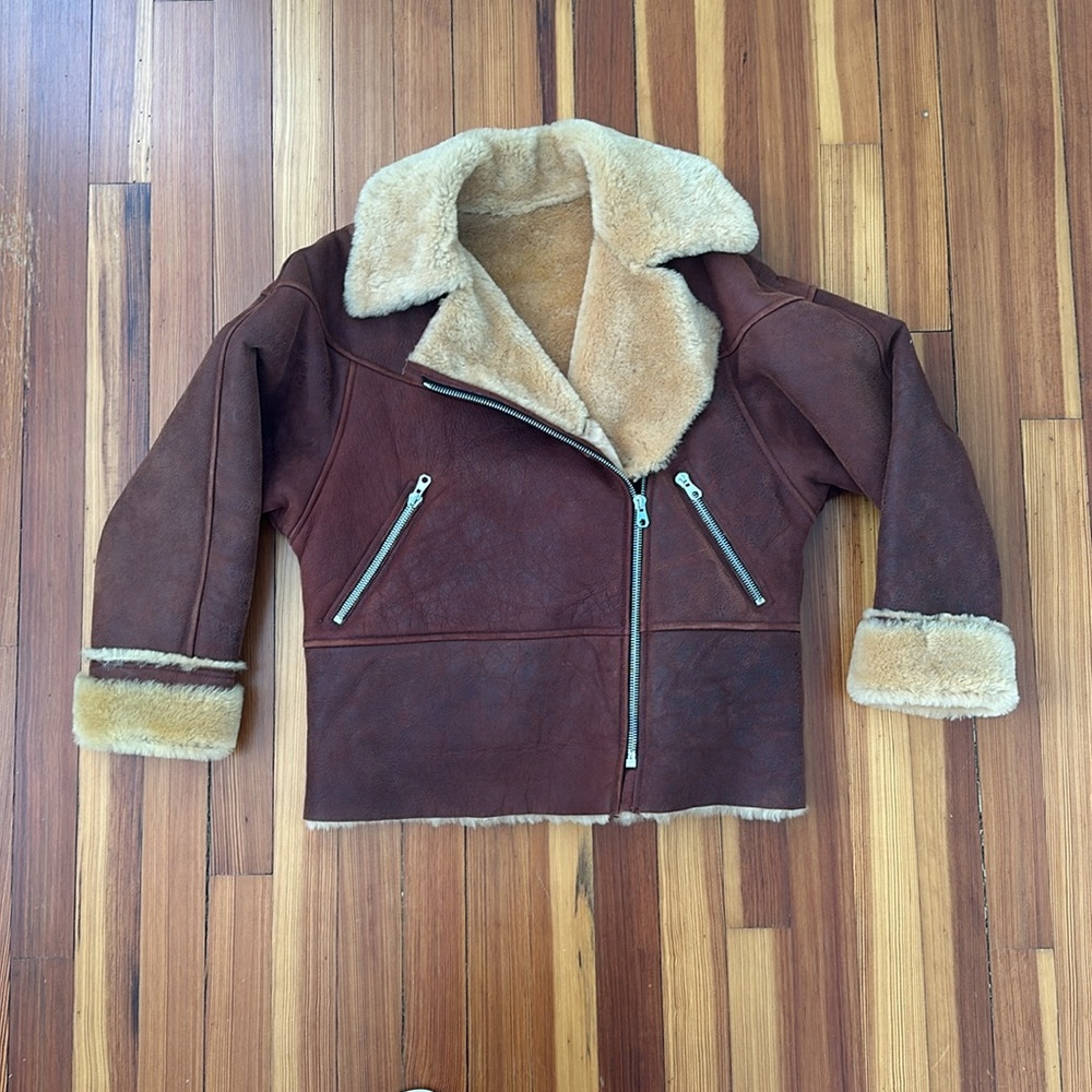Sandro Shearling Coat